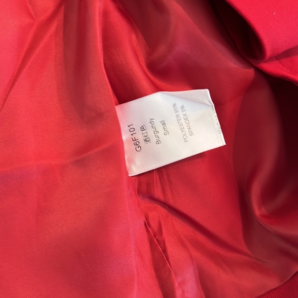 Burgundy flight jacket - Picture 5 of 10